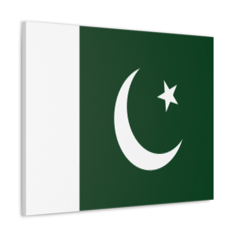 Pakistan Country Flag Canvas Vibrant Wall Art Unframed Home Decor
